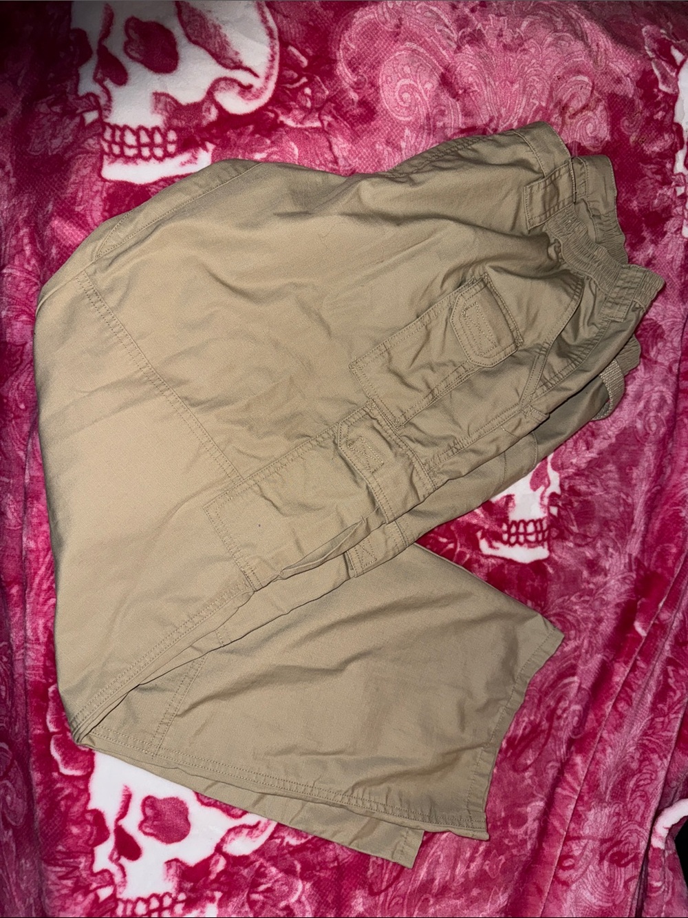 5.11 Tactical Tan Cargo Shorts with Multiple Pockets